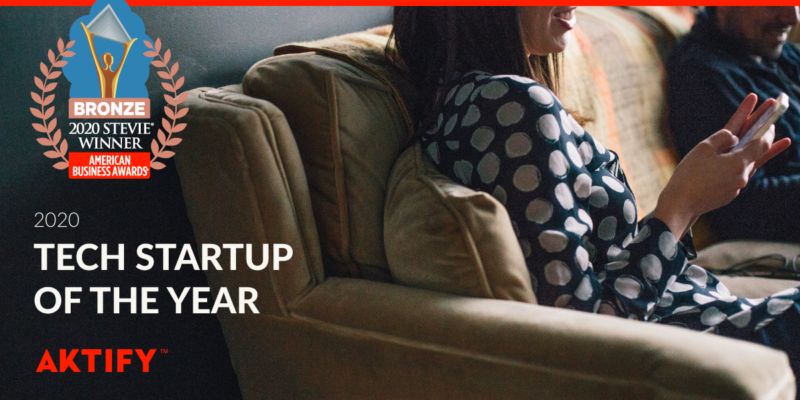 Aktify Wins 2020 Bronze Stevie Winner American Business Awards For Tech Startup Of The Year